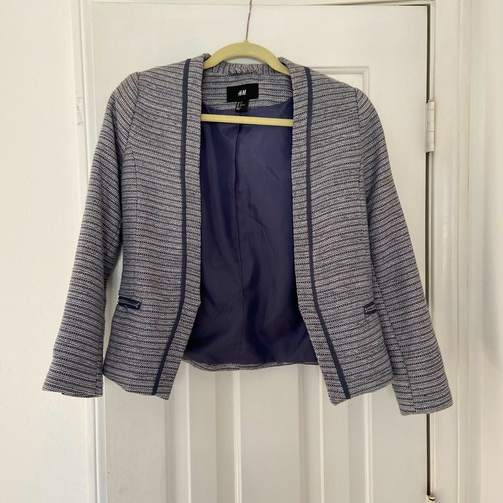 HM blue blazer